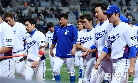 [포토]풀 죽은 WBC대표팀