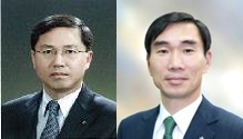 (왼쪽부터)임영진 신한카드 사장 내정자, 김형진 신한금융투자 사장 내정자