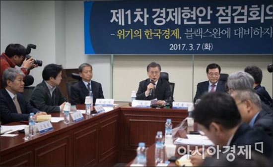 [포토]문재인, 경제점검 회의 참석
