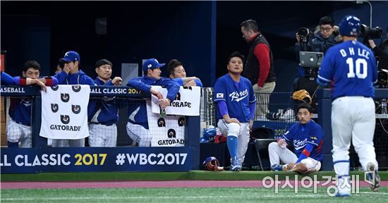 [포토]WBC대표팀, '터지지 않는 타선'