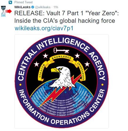 'CIA 해킹' 문서 파문…삼성·애플 포함 전방위 노출