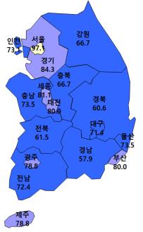 2017년 3월 HBSI 전망 : 전국 82.2