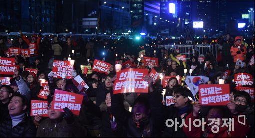 [포토]촛불 든 시민들