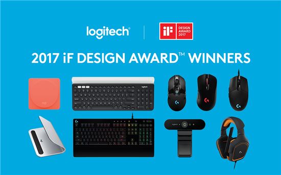 로지텍, IF 디자인 어워드 9개 수상
