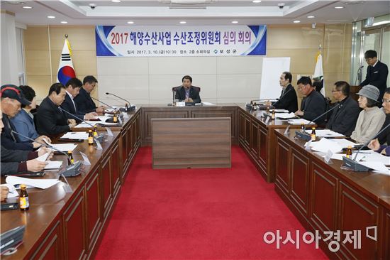 보성군,내년도 해양수산사업 21종 245억원 심의 확정