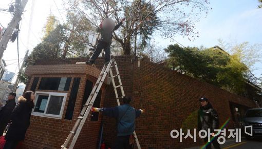 [포토]박근혜 사저 공사중 