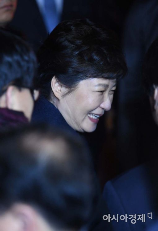 [포토]웃음만개한 박근혜 전 대통령 