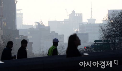 [포토]뿌연 서울 하늘