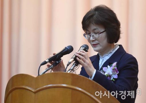 [포토]이정미, '대한민국을 위해 기도하겠다'