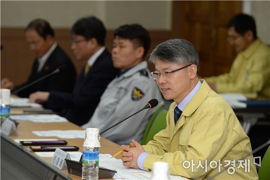 민형배 광주시 광산구청장, 통합방위 점검