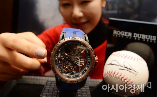 [포토]추신수 선수를 위한 시계