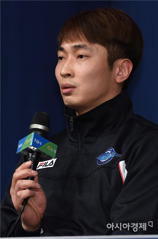 [포토]각오 말하는 김학민