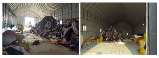 강서구 오쇠동에서는 농업용 비닐하우스를 무단으로 용도를 바꿔 재활용 의류 보관창고로 사용하다 단속에 걸렸다. (사진=서울시 제공)
