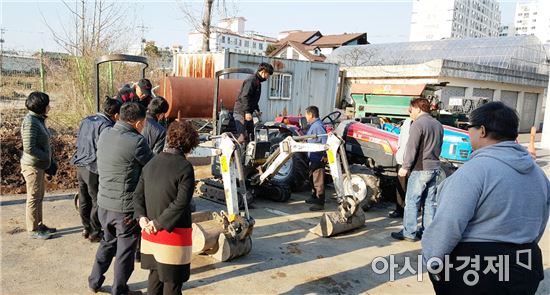곡성군, 귀농·귀촌 농업인 농업기계 현장활용 교육
