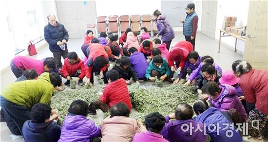 장흥군 대덕읍, “고향의 봄을 배달합니다”