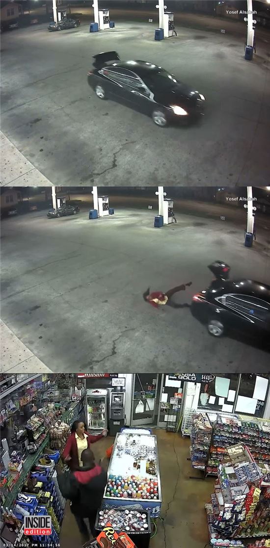 美 납치된 여성, 차 트렁크에서 뛰어내려 탈출 성공