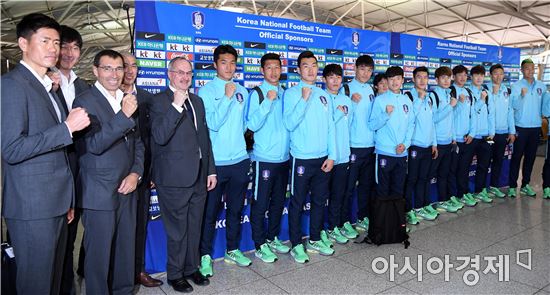 [포토]축구대표팀, '중국전 승리를 향해!'