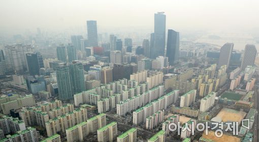 [포토]빌딩숲 그리고 미세먼지 