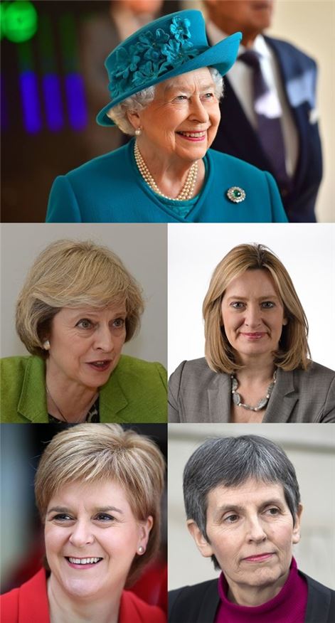 영국을 주무르는 다섯 명의 여성들과 그 이면의 성차별