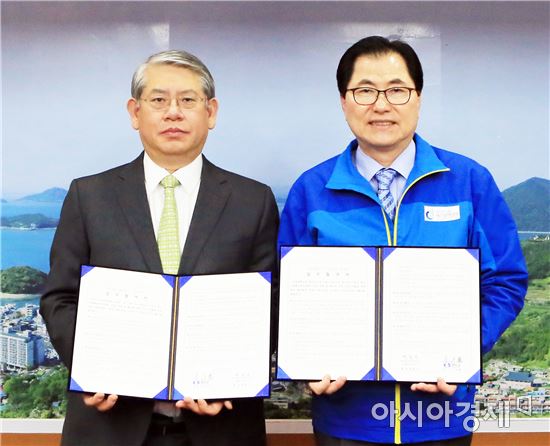 완도군↔초당대학교 업무 협약 체결