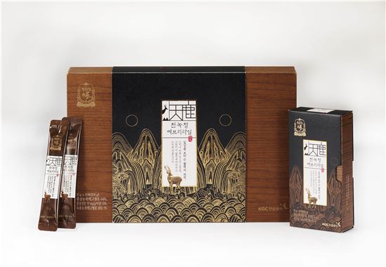 정관장, 프리미엄 녹용 브랜드 '천녹' 론칭…'천녹정 에브리타임' 출시