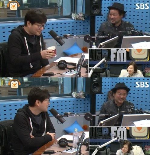 영화 '보통사람'에 출연하는 배우 손현주와 김상호가 '최화정의 파워타임'에 출연했다/ 사진=SBS 보이는 라디오 제공