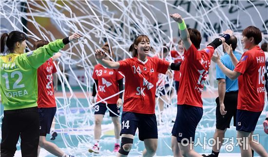 [포토]여자 핸드볼, '아시아선수권 3회 연속 우승'