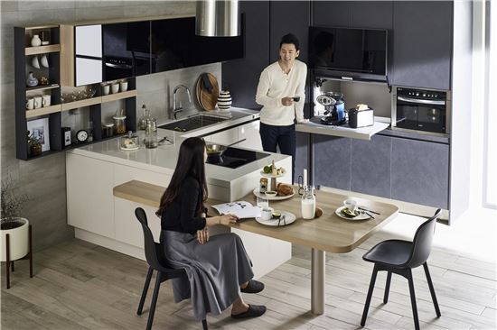 "유럽 트렌드와 한국형 수납 조화" 한샘 부엌가구 '유로 터치' 출시