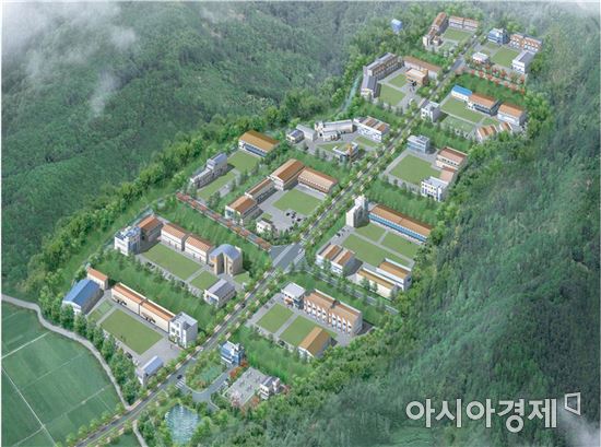 장흥 농공단지 조감도