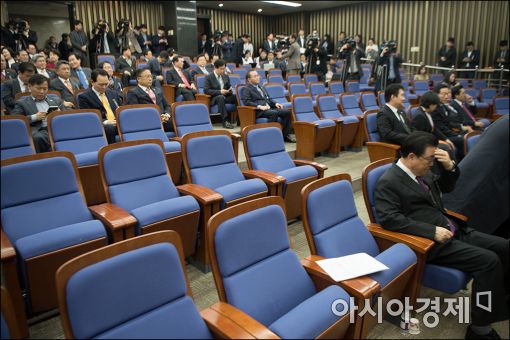 [포토]썰렁한 자유한국당 의원총회