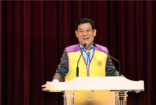 윤장현 광주시장, 빛고을청년봉사단 발대식 참석