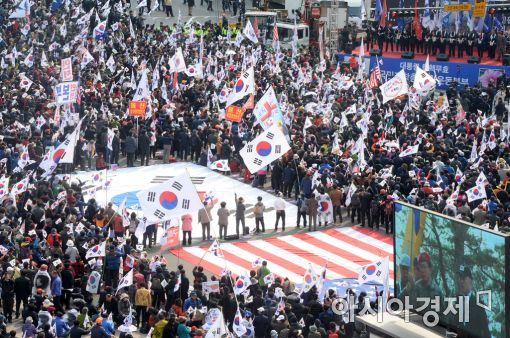 [포토]태극기 그리고 성조기