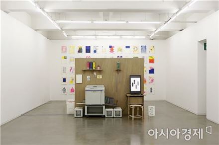 코우너스, 그2서, 리소 프린트 숍, G2S, Riso Print Shop, 2016, [사진=나씽스튜디오, 제공 일민미술관]