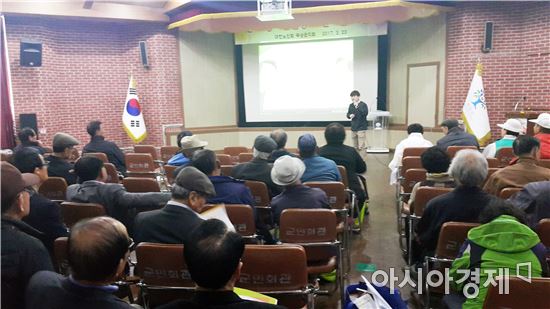 곡성군, 생명사랑 노인 자살예방 교육 실시