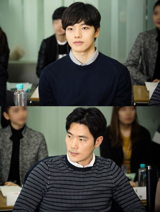 배우 여진구와 김강우가 tvN '써클' 대본 리딩 현장에 참석했다/ 사진=tvN 제공