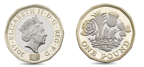 영국 새 1파운드 동전/사진=영국 조폐국 홈페이지 캡처