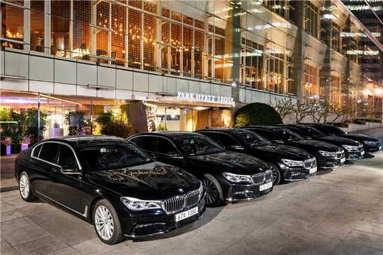BMW, 파크 하얏트 서울에 ‘뉴 7시리즈’ 공급  