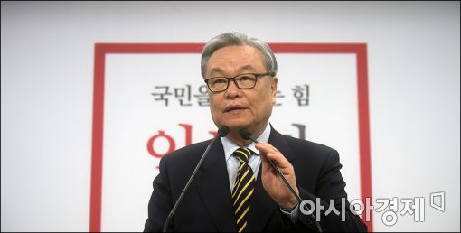[포토]인명진 "대선후보 선출 후 사임"