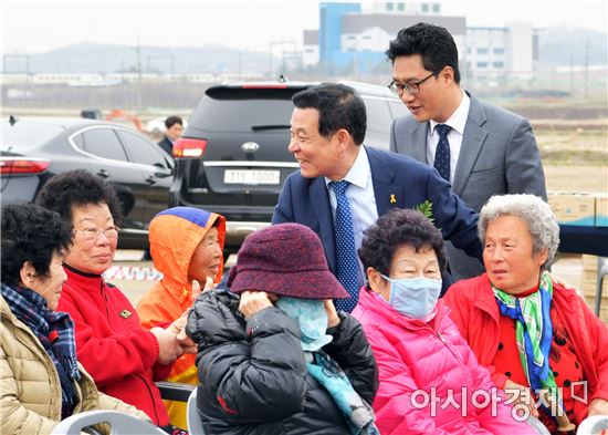 윤장현 광주시장, 평동3차 일반산단 기공식 참석