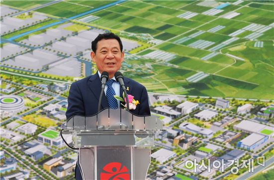 윤장현 광주시장, 평동3차 일반산단 기공식 참석