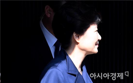 [포토]영장실질심사 앞둔 박근혜 전 대통령