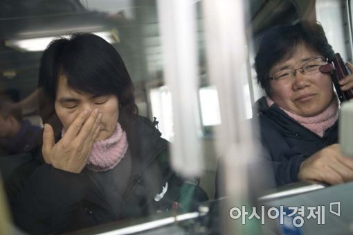 [포토]엄마의 눈물 