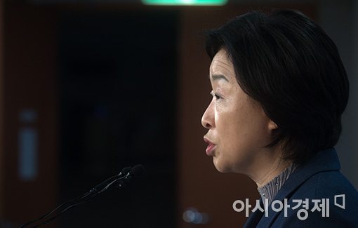 [포토]대선 교육공약 발표하는 심상정 후보