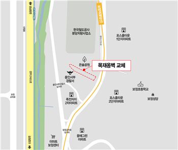 용인시 목재옹벽 교체지역