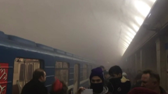 러시아 지하철 참사 현장<출처 = 소셜 미디어>