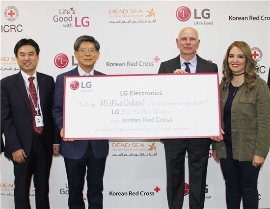 LG전자, '사해마라톤' 5년간 후원…중동서 스포츠 마케팅