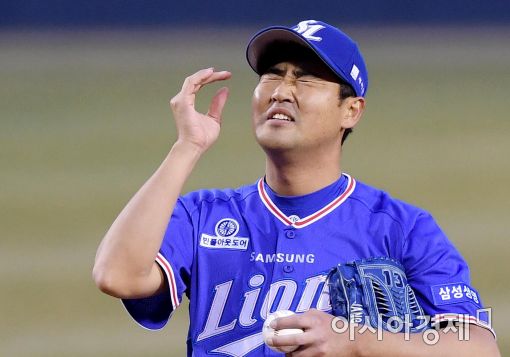 [포토]장원삼, '이게 아닌데…'