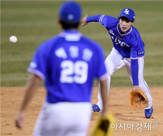 [포토]강한울, '불안한 수비'