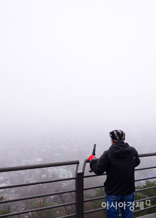 [포토]짙은 안개 속 서울