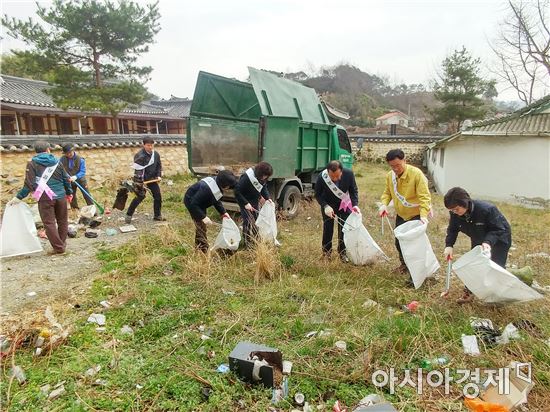 보성읍, 새봄맞이 환경정화 활동 전개
